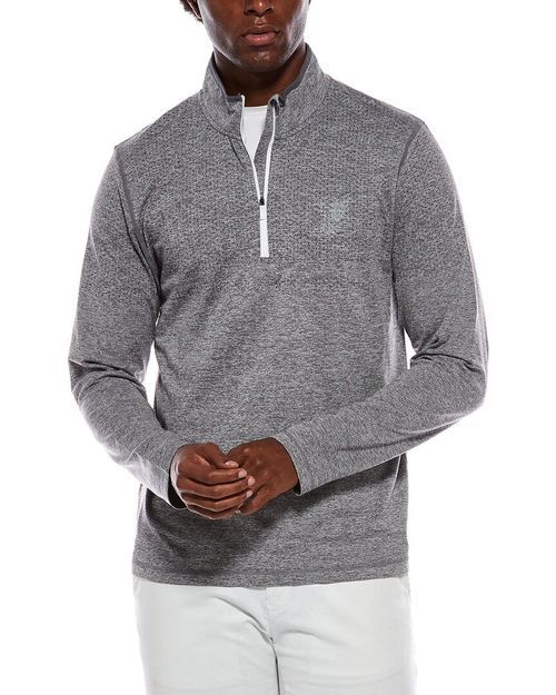 Seamless Knit 1/4-Zip Pullover