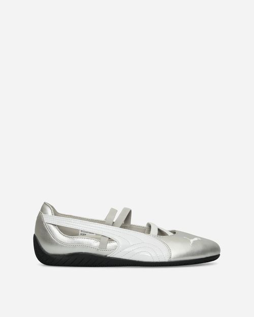 Women s Speedcat Ballet Metallic Shoes Silver / White