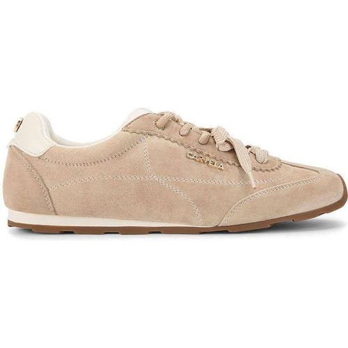 Carvela 'tivoli Sneaker' Suede Trainers In Beige