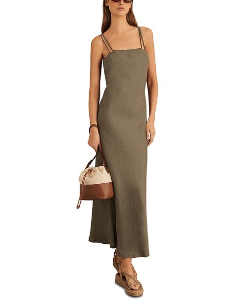 Roxanne Linen Slip Dress