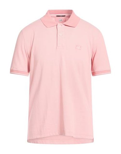 C. p. Company Man Polo shirt Light pink Size 3XL Cotton, Polyamide