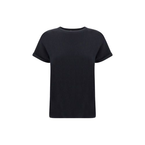Cashmere Blend T-Shirt — Black