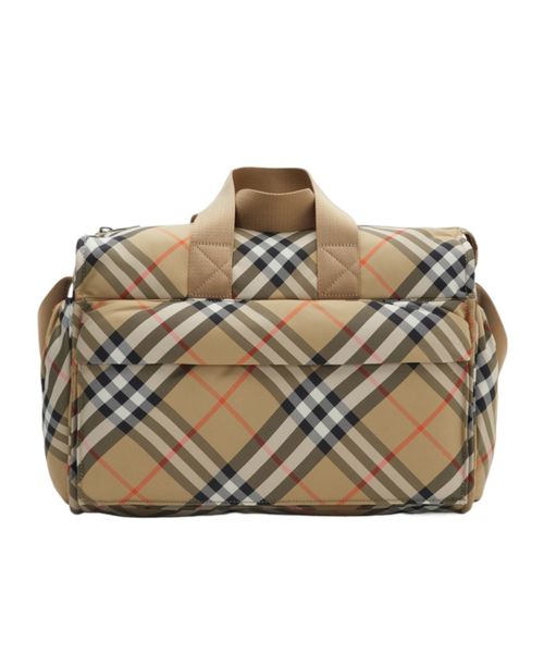Checked changing bag