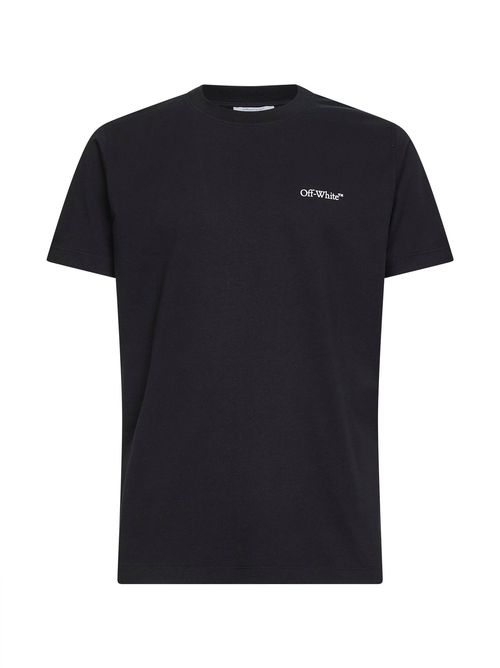 Logo-Embroidered Cotton T-Shirt — Black