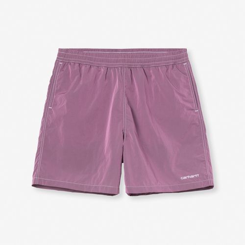 Carhartt WIP Canby Swim Trunks - Gentle Purple / White - unisex