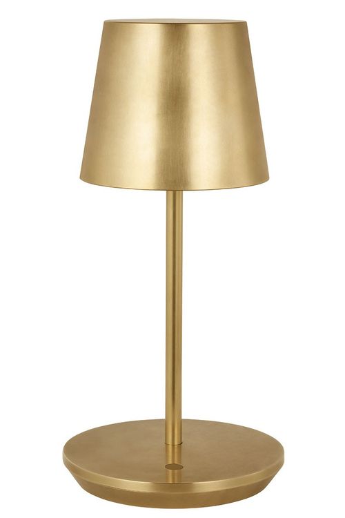 Hand Rubbed Antique Brass LED Table Lamp from the Nevis Collection