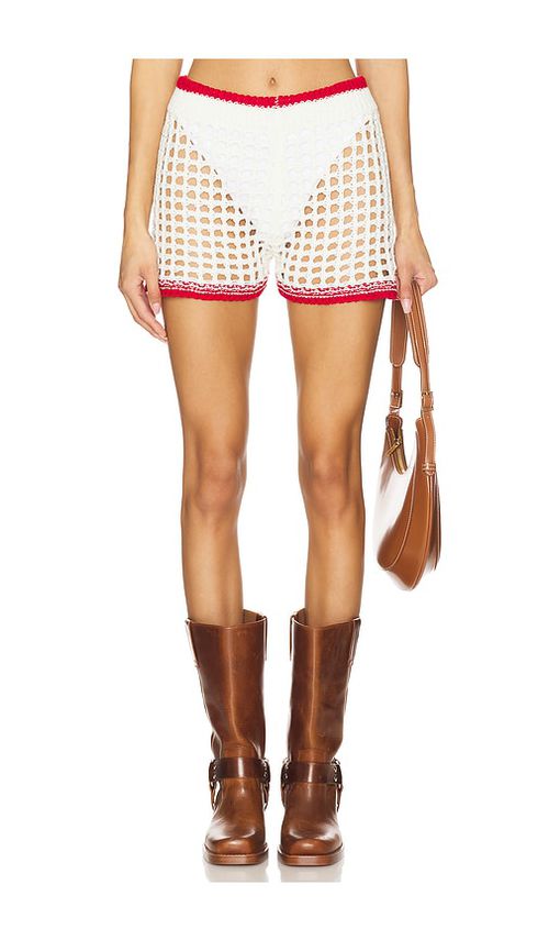 Superdown Bronwin Short in White. - L also in XS