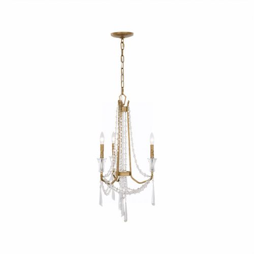 Brass Kisser Chandelier from the Barcelona Collection