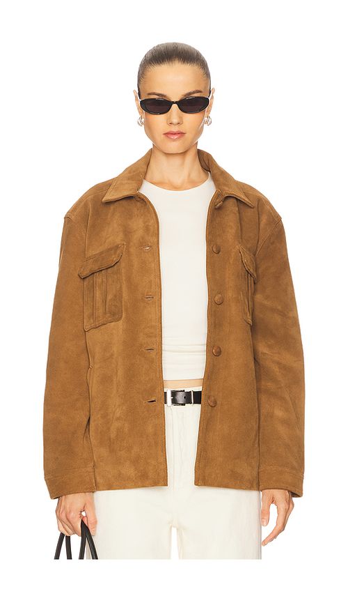 HEARTLOOM Saint Jacket in Brown. XL. Also in L, M