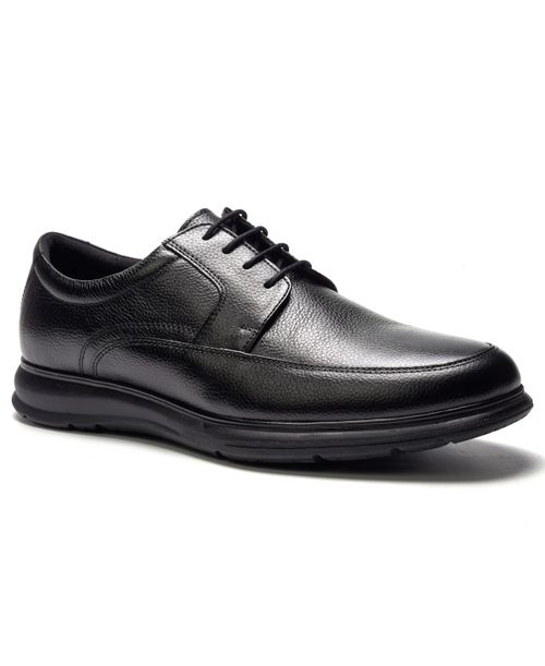 Men's Atlas Hybrid Round-Toe Derby Shoes - Black