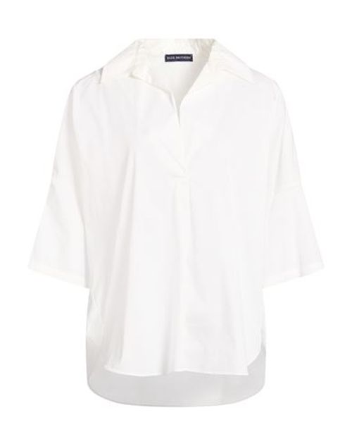 Woman Top Off white Size 10 Cotton, Polyamide, Elastane