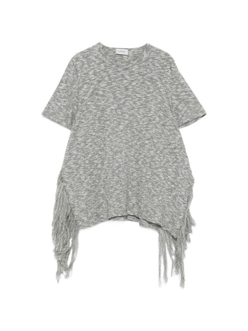 Cotton fringed t-shirt