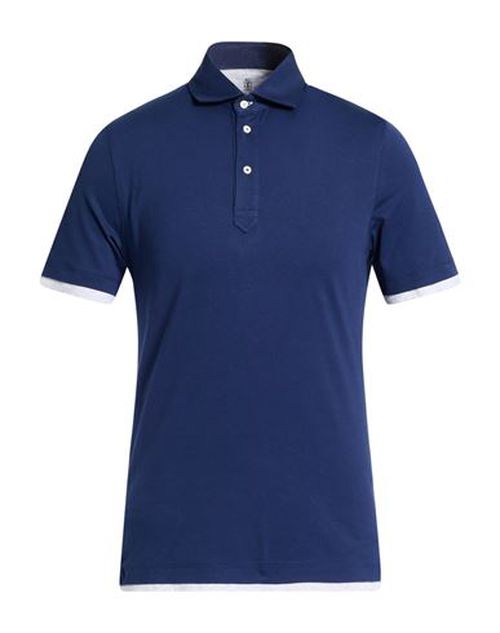 Man Polo shirt Navy Size XS Cotton