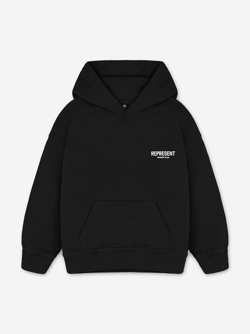 Kids Mini Owners Club Hoodie in Black