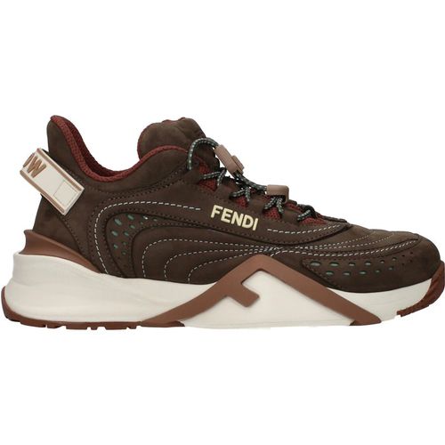 Fendi Flow Women's Sneakers Brown Suede