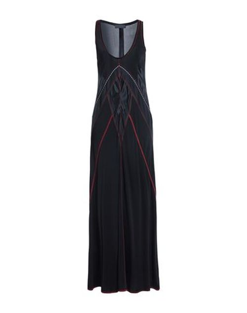 Diesel Black Gold Woman Maxi dress Black Size M Rayon