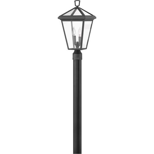 Museum Black LED Post Top Pier Mount from the Alford Place Collection