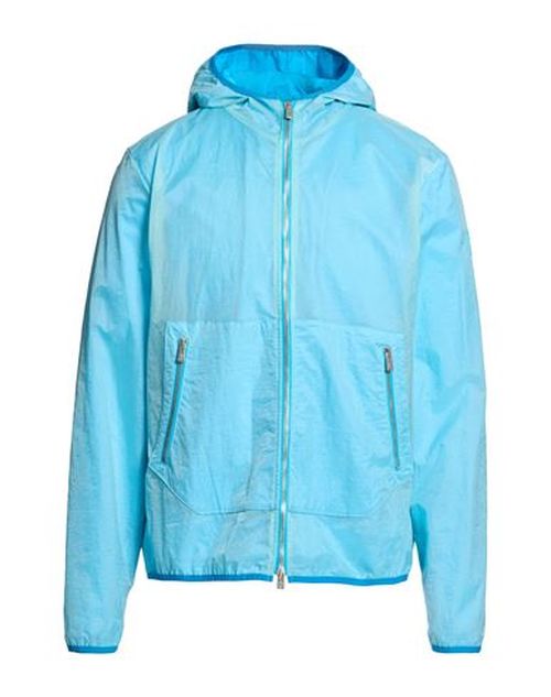 Man Jacket Sky blue Size L Cotton