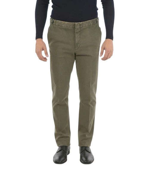Green Slim Chino Pants