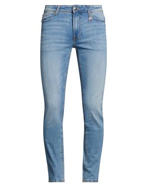 Man Jeans Blue Size 32 Cotton, Elastane