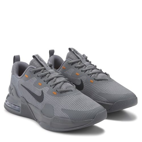 Men's Air Max Alpha Trainer 5 Sneakers (Grey/Black/Orange)