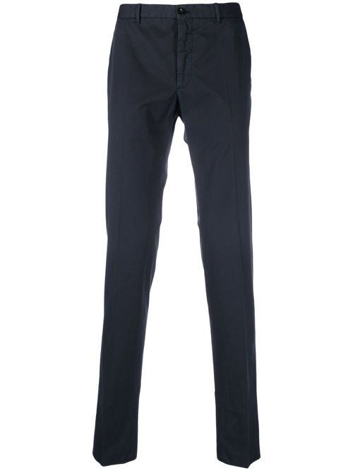 Straight-leg chino trousers - Blue