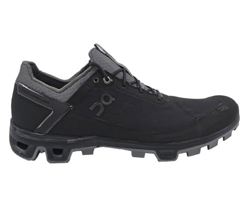 On-Running Mens Cloudventure Waterproof Black/Graphit Trail Runner