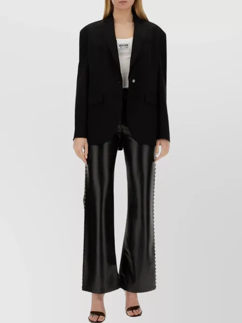 Moschino - tailored single-breasted jacket with notched lape