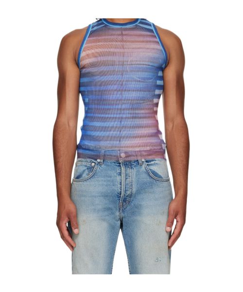 Blue 'The Air' Tank Top