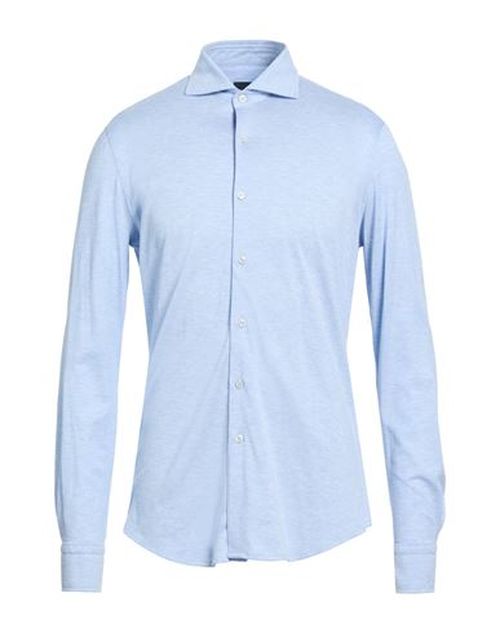 Man Shirt Azure Size 17 ¾ Cotton