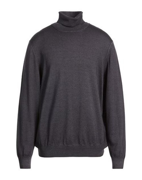 Man Turtleneck Charcoal Size 46 Virgin Wool