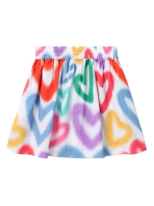 Heart skirt - White