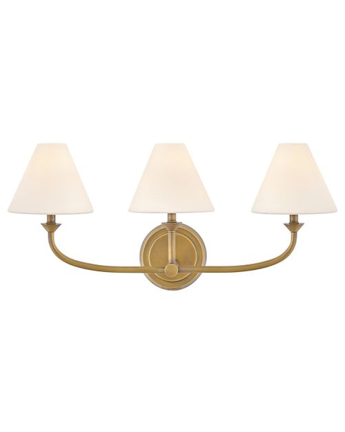 Heritage Brass LED Bathroom Vanity Light from the Greta Collection