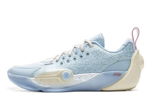LI-NING Wade All City 13 Encore Men Basketball Shoes Lightweight High Rebound Basketball Professional Match Shoes Lotus Bud Pink US