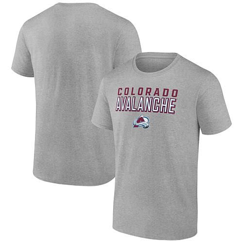 Men's Fanatics Heathered Gray Colorado Avalanche Swagger T-Shirt - Size Large