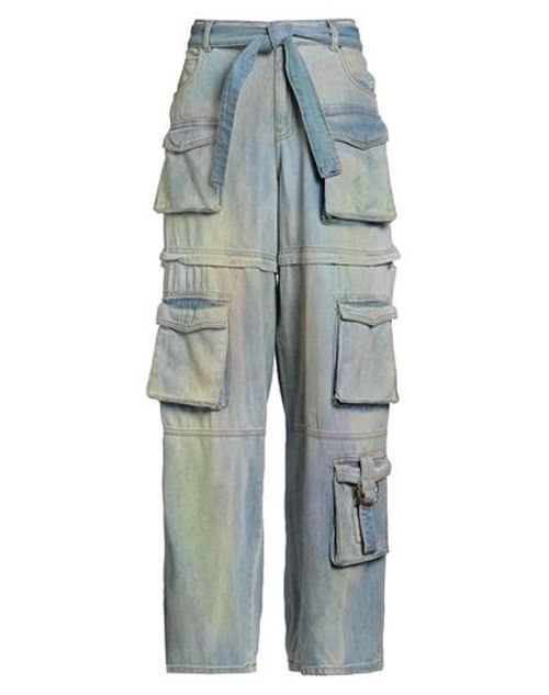 Denim Woman Jeans Blue Size 28 Cotton