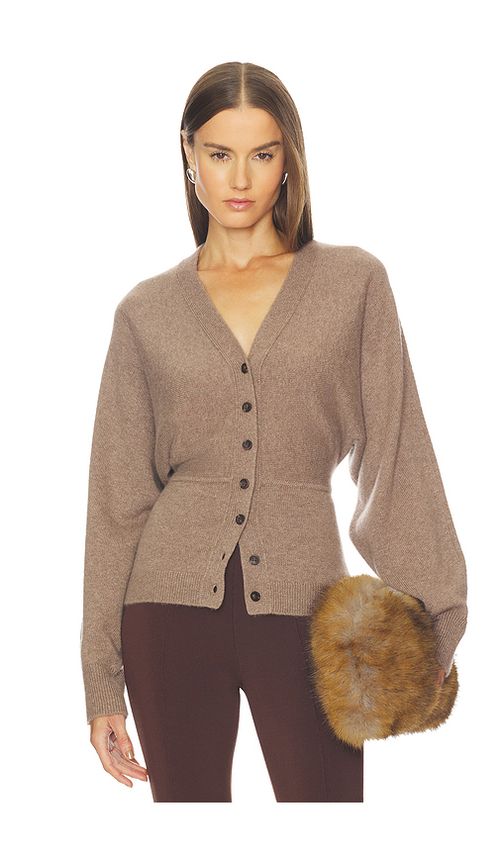 SRG Lieigh Cashmere Dolman Cardigan in Grey. L. Also in XS, S