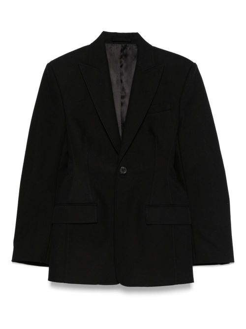 Single-breasted blazer - Black