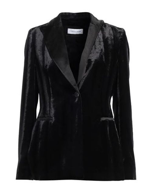 Caractère Woman Blazer Black Size 2 Polyester