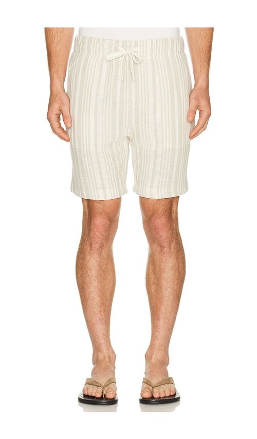 Vintage Summer Basket Weave Shorts in Tan. - S also in M, L, XL/1X, XXL/2X