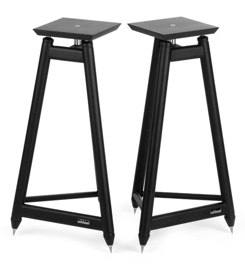 SS-6 Vintage Hi-Fi Black Speaker Stands (Pair)