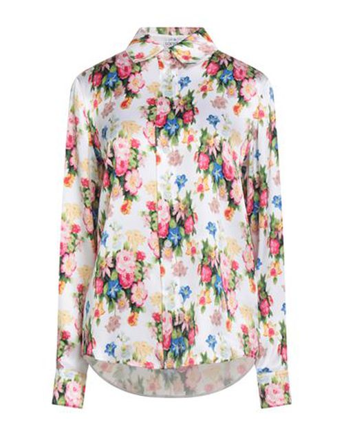 Woman Shirt Cream Size 4 Silk