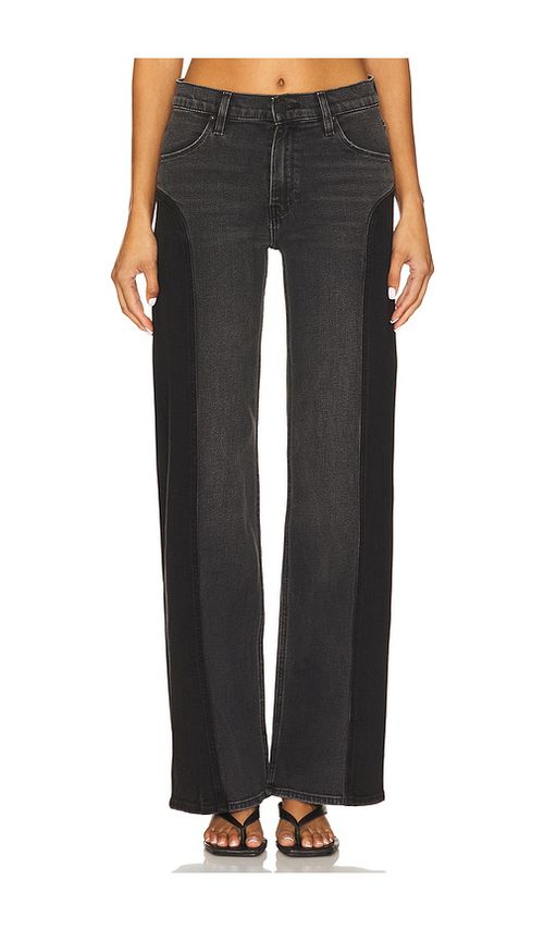 Hudson Jeans Lexi Seamed Wide Leg Jeans in Black.  34. Also in 23, 24, 25, 26, 27, 28, 29, 30, 31