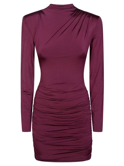 Chic Draped Mini Dress