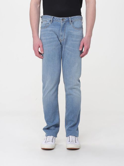 Jeans Men color Gnawed Blue
