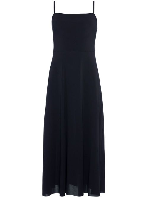Mila square-neck maxi dress - Black