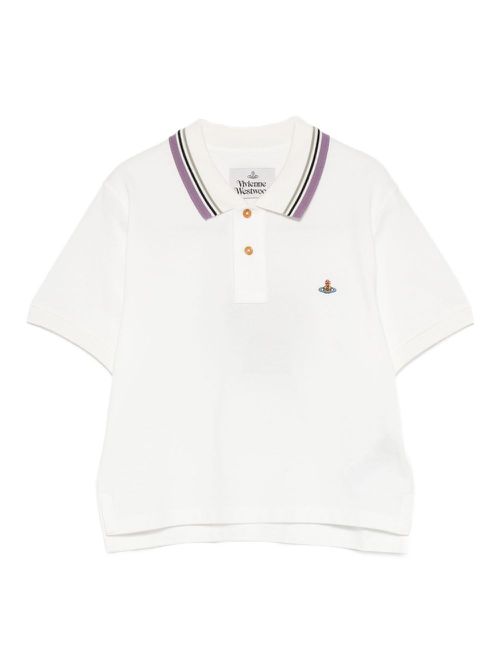 Classic polo top - White