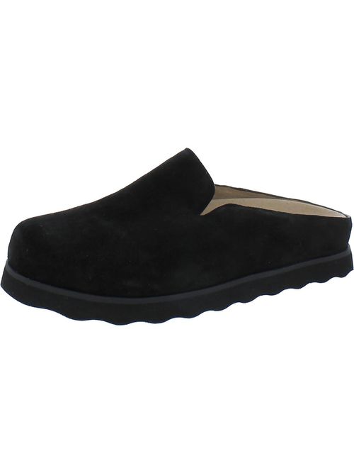Carmel Clog Womens Faux Suede Slip-On Mules