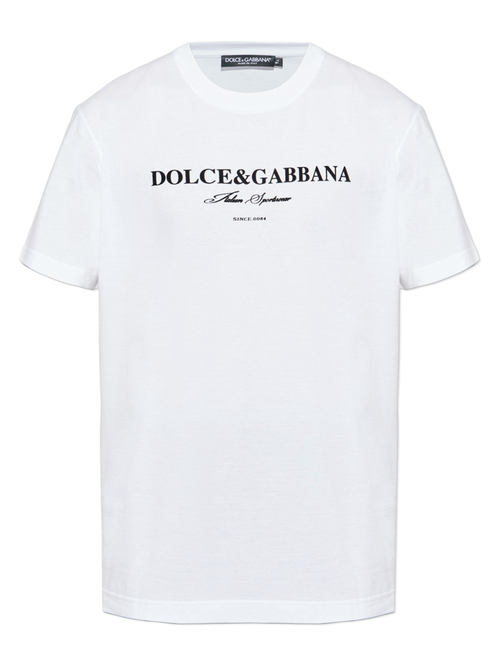 Dolce & Gabbana Italian Sportswear T-Shirt in White - White