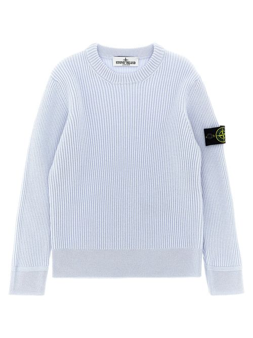 Ribbed Virgin Wool Sweater — lavender